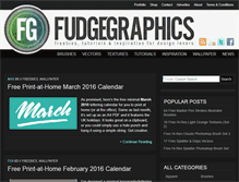 Tablet Screenshot of fudgegraphics.com